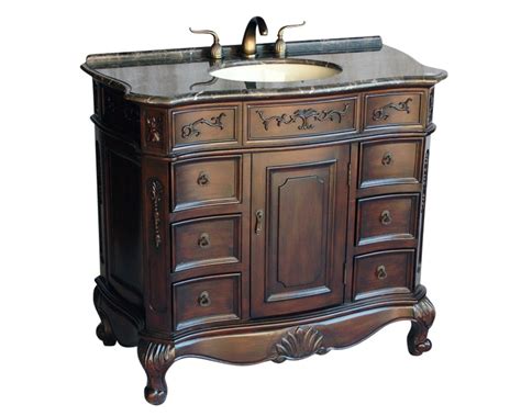 Dresser vanity bathroom old vanity oak dresser vanity sink bathroom furniture bathroom check out these bathroom vanity ideas to inspire you! 40" Antique Style Single Sink Bathroom Vanity Model 4000-MXC