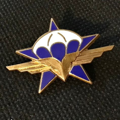 French Parachutist Badge 1er Rcp Regiment De Chasseurs Etsy Uk