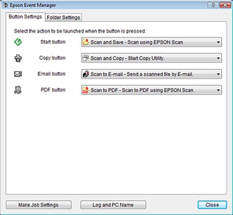 This utility allows you to activate the epson scan utility from the control panel of your epson model. Zuordnen eines Programms zu einer Scanner-Taste