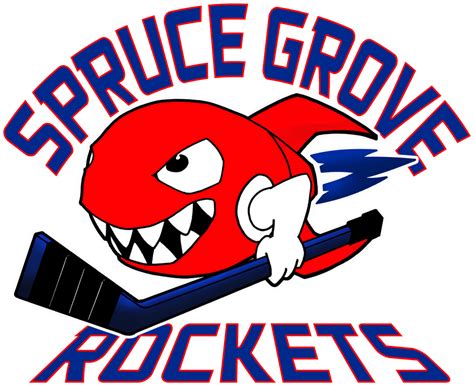 Spruce Groves Rockets Hockey Team Logo By Jeadin On Deviantart