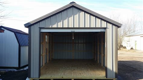 Steel Garage Amish Made Portable Metal Garages In Mn And Wi