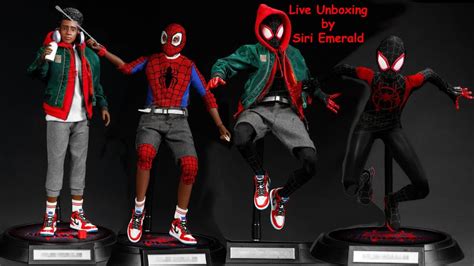 Live Unboxing Spider Man Miles Morales Young Rich 16th Scale All