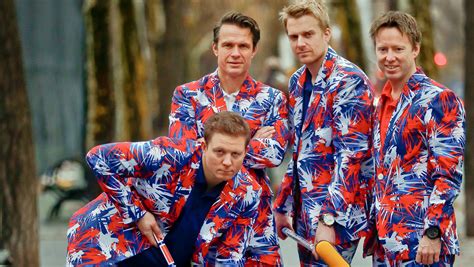 Norway Mens Olympic Curling Team Uniforms