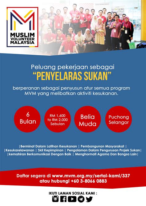It's also a beautiful city to enjoy outside of volunteering hours, with shopping and restaurants galore. Sertai Kami - Muslim Volunteer Malaysia (MVM)