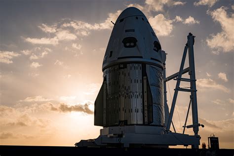 Spacex Dragon Arrives At Launch Site For Crew Astronaut Liftoff Space