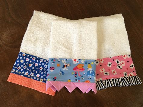 Decorated Hand Towel · How To Make A Towel · Sewing On Cut Out Keep