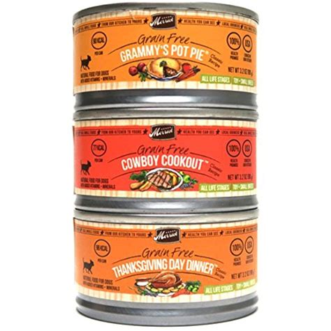 Merrick Grain Free Canned Dog Food Variety Bundle 3 Flavors
