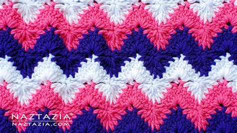 Crochet Shell Ripple Stitch Naztazia