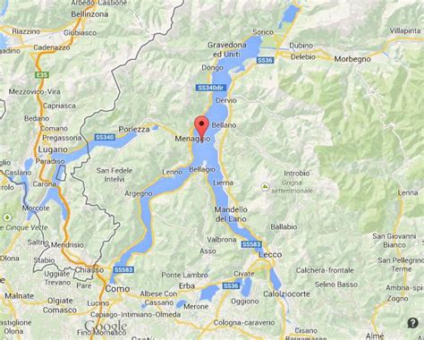 Map Of Lake Como In Italy World Map