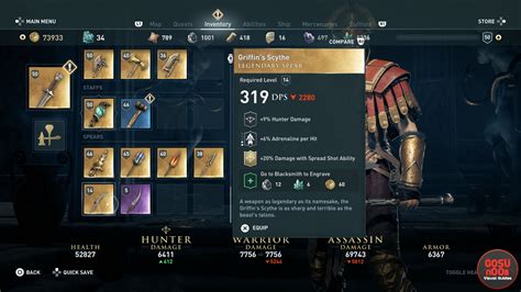 Ac Odyssey Early Legendary Weapons How To Get
