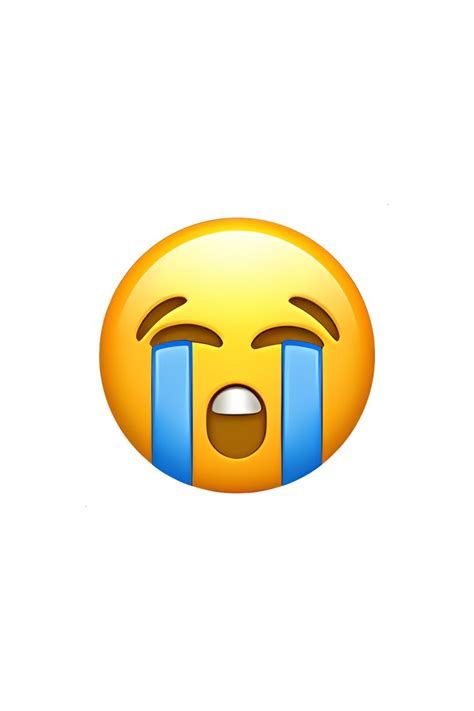 😭 Loudly Crying Face Emoji Crying Emoji Emoji Stickers Iphone