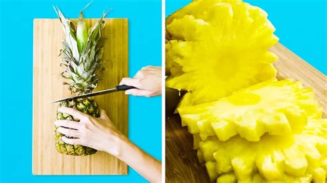 Genius Ways To Cut Fruit And Vegetables Youtube