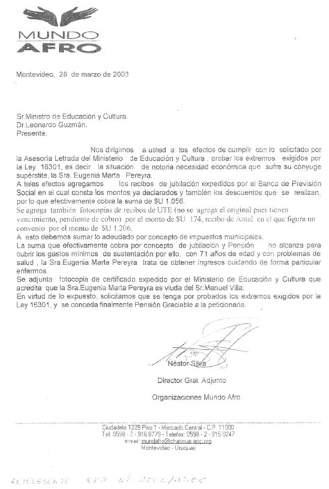 Carta De Justificacion De Inasistencia A Clases Por Motivo De Trabajo