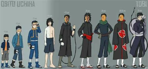 The Evolution Obito Uchiha Personajes De Naruto Shippuden Naruto