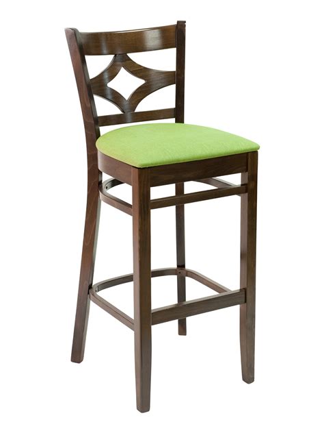 Make sure your bar stools' seats are about 10 to 12 inches below the underside of the kitchen counter so your legs don't feel squeezed. Contemporary Diamond Back Bar Stool SC02B commercial restaurant furniture c