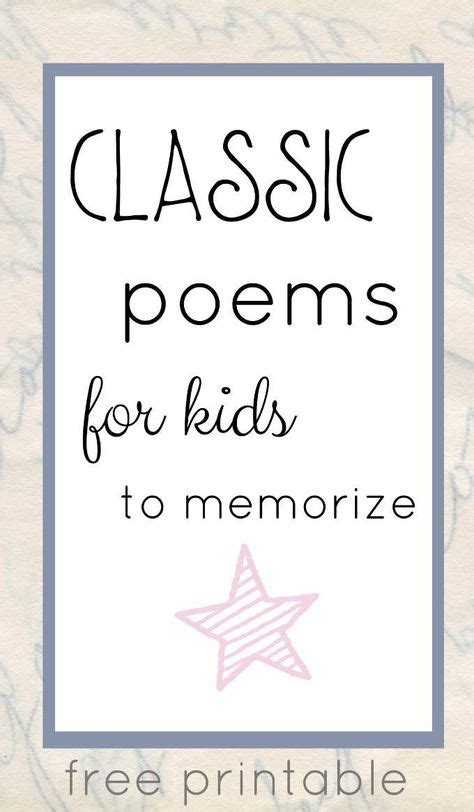 13 Inspirational Poems For Kids Ideas Poems Inspirational Poems