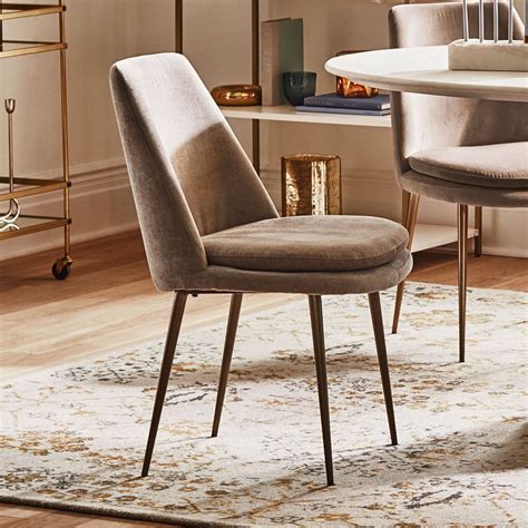 Finley Low Back Upholstered Dining Chair West Elm United Kingdom