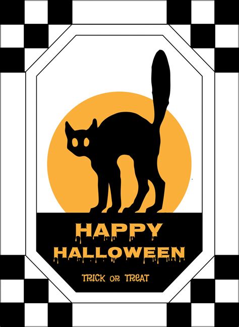 Halloween Black Cat Vintage Free Stock Photo Public Domain Pictures