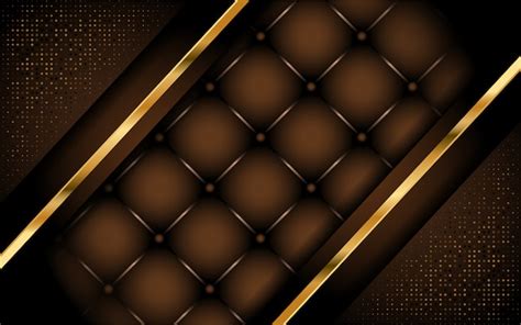 Luxurious Dark Brown Background Design Premium Vector