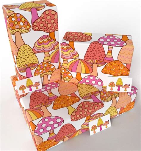 Marvelous Mushroom Wrapping Paper Puscifer