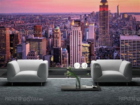 Wall Murals And Posters New York Panoramic View Mcc1159en