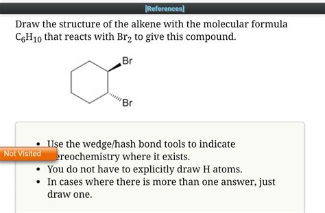 Solved References Draw The Structure Of The Alkene With The Chegg Com