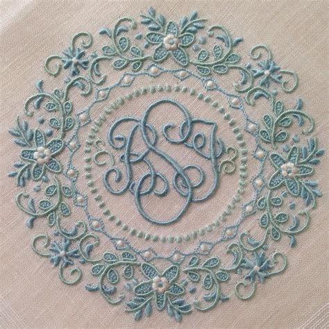 An Ornate Monogram Embroidery Monogram Machine Embroidery Designs