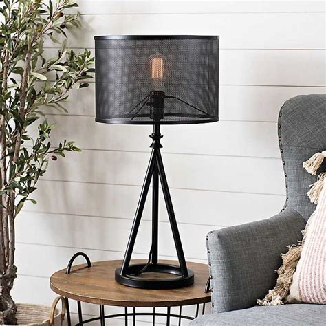 Black Dex Metal Table Lamp From Kirklands Metal Table Lamps Lamp