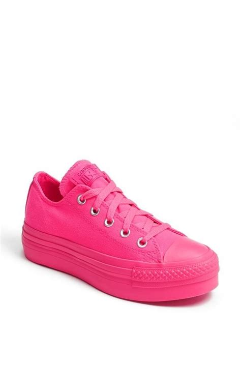 Hot Pink Converse Low Topsoff 62tr