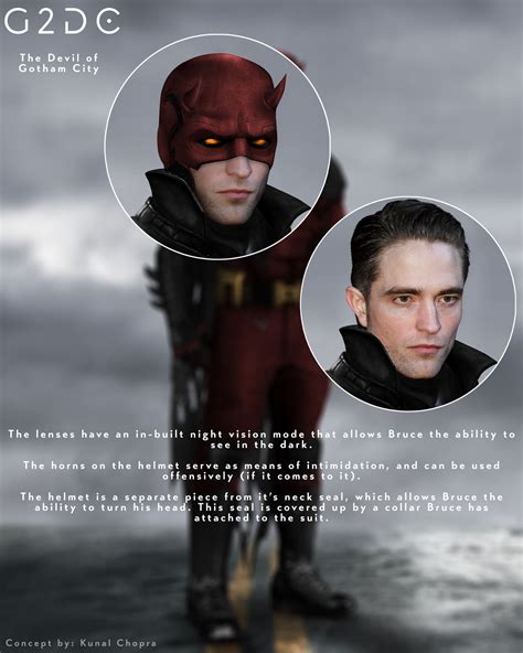 Kunal Chopra Bruce Wayne Daredevil Suit Concept