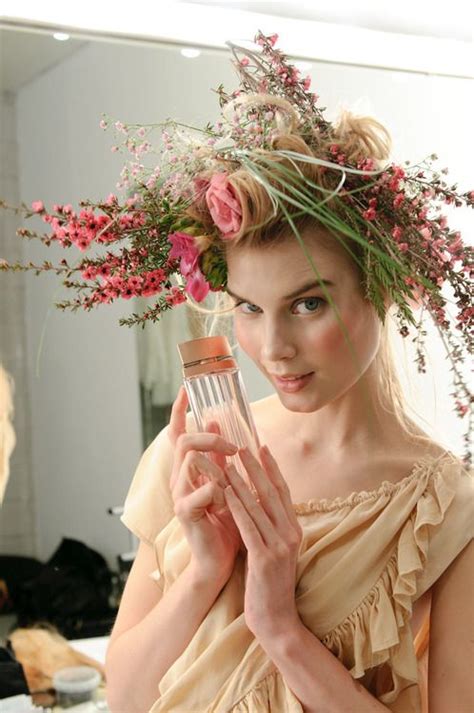 Elsa Sylvan Behind The Scenes Of Tous Leau Ad Campaign Pink Blossom Blossom Flower Romantic