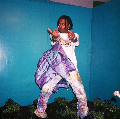 Download Carti Pfp With Puffy Purple Jacket Wallpaper