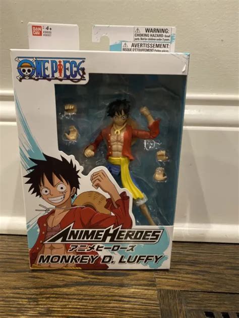 Anime Heroes One Piece Monkey D Luffy 65 Action Figure Bandai 2000