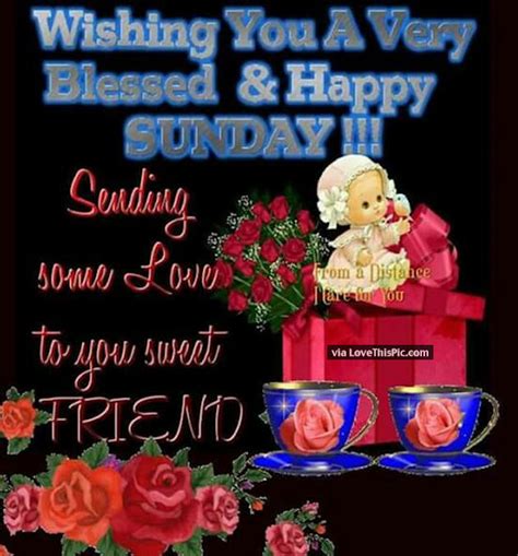 Wishing You A Very Blessed And Happy Sunday Pictures Photos And