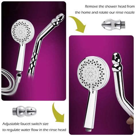 Shower Cleansing Kit Vaginal Anal Enema Colon Douche Enema System Colonic Metal 699975530775 Ebay