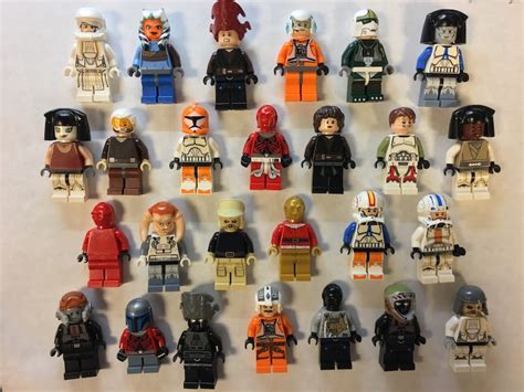 Lego Bulk Minifigure Lot Of 10 Random Mixed Star Wars Figures Etsy