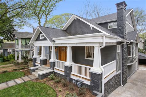 Midtown Craftsman Bungalow Craftsman Exterior Atlanta By Ross