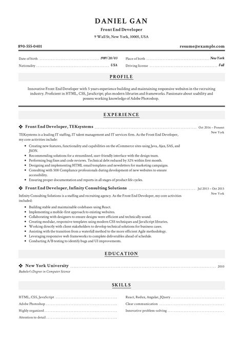 After going through the content such as the summary 6+ merchandiser resume template. 17 Front-End Developer Resume Examples & Guide | PDF | 2020