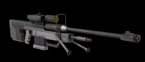Artstation Halo 3 Srs99d S2 Sniper Rifle Hd Remake