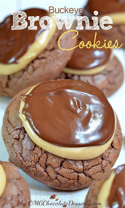 Buckeye Brownie Cookies Peanut Butter And Chocolate Cookie Recipe