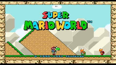 You Can Now Play Super Mario World On Widescreen Mode Techspot