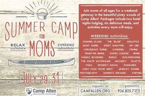 Igarss 2016 registration fee schedule. Summer Camp for Moms | July 29-31, 2016 | Weekend ...