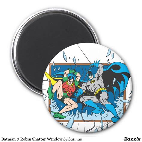 Batman And Robin Shatter Window Magnet Window Magnets Magnets Batman