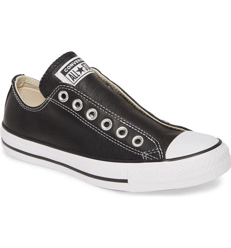 Converse Chuck Taylor® All Star® Laceless Leather Low Top Sneaker