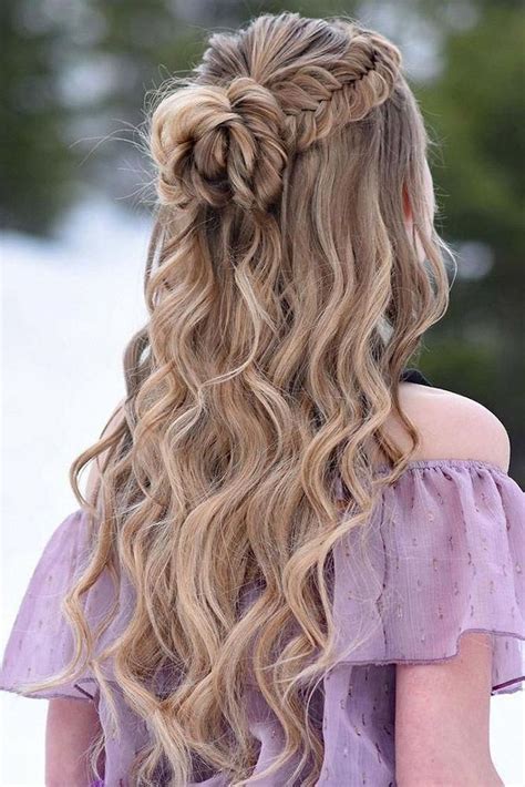 45 Lovely Prom Hairstyles For Your Big Night Bridesmaid Hair Medium