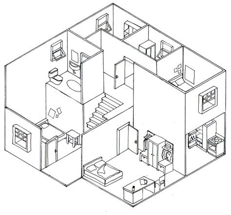 Isometric House Amy Stevens Flickr