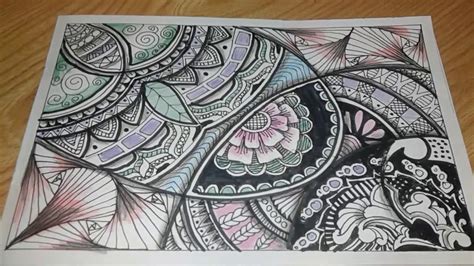 It isn't about creating an elaborate display but rather adding a special touch to a small space. Fast Vignette Zentangle Doodle Batik Mandala - YouTube