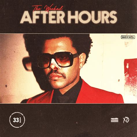 After Hours Redesigned As An Old Record From The 80s Rtheweeknd