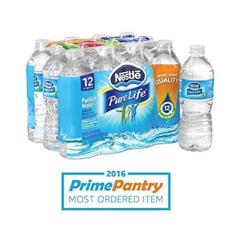 Nestlé Pure Life Purified Water 169 Ounce Plastic Bottles