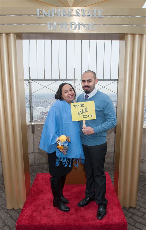 It Was A Romantic Valentines Day At The Empire State Building Nearly